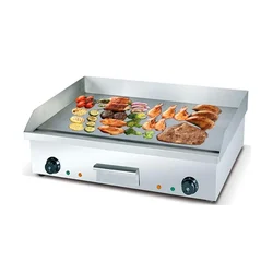 Commercial Electric Griddle Plate Flat Type 4400W, SS Body
